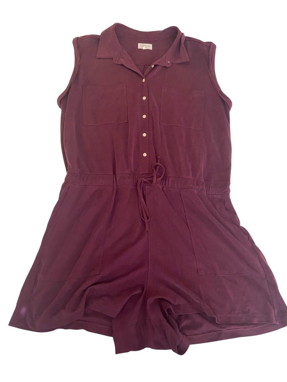 LOU & GREY WINE ROMPER SIZE XL